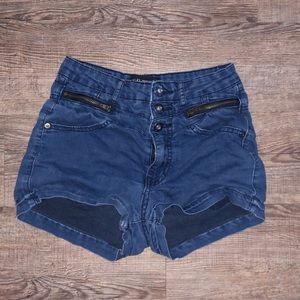 Blue shorts